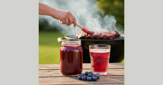 blueberry kombucha BBQ sauce recipe