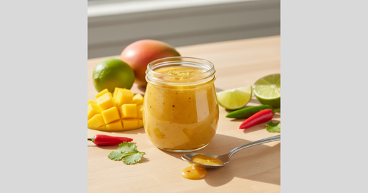 Chili Mango Kombucha Vinaigrette