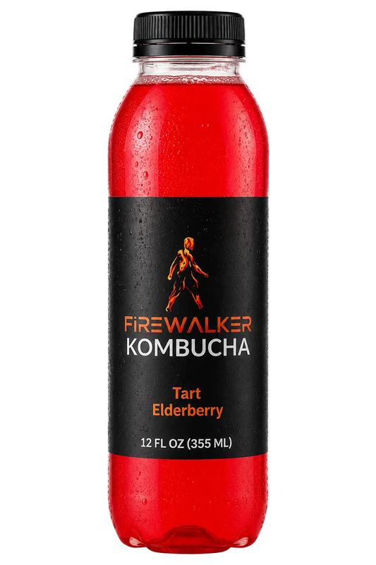 Tart Elderberry Kombucha